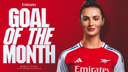 Emily Fox's Goal of the Month winner