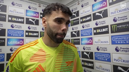 Raya on retaining the Premier League Golden Glove award