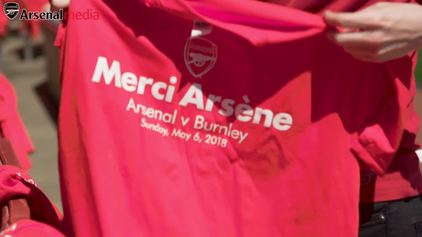 #MerciArsene: our behind-the-scenes mini movie