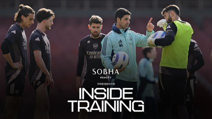 Inside Training | Working hard at Emirates Stadium