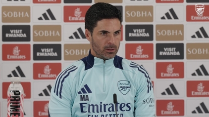 Mikel Arteta's pre-Crystal Palace press conference