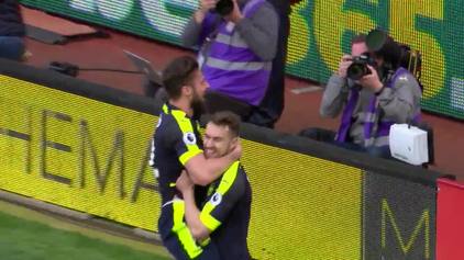 Olivier grabs another against Stoke