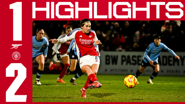Highlights: Arsenal 1-2 Manchester City Women