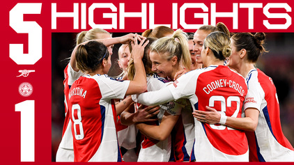 Highlights: Arsenal Women 5-1 Leicester City