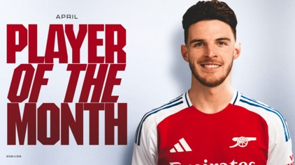 Rice wins April's Player of the Month