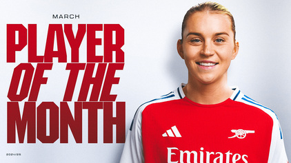 Alessia Russo named women's Player of the Month for March