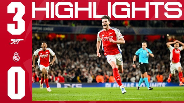 Highlights | Arsenal 3-0 Real Madrid
