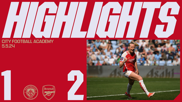 WSL highlights | Manchester City 1-2 Arsenal