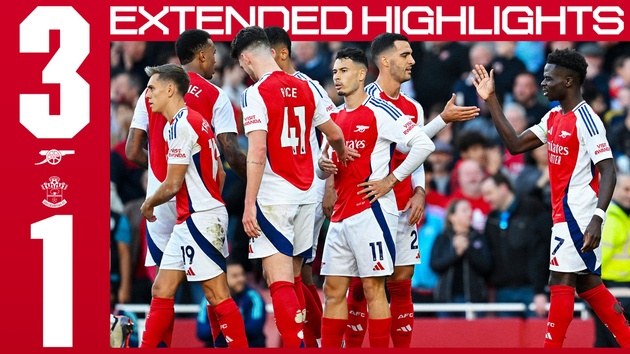 Highlights | Arsenal 3-1 Southampton