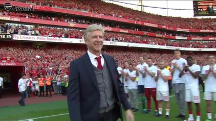 Arsene Wenger's farewell speech to the fans