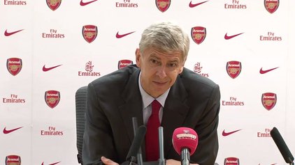 Wenger post-Man Utd press conference