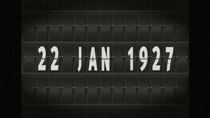 A Day In Time: Jan 22, 1927