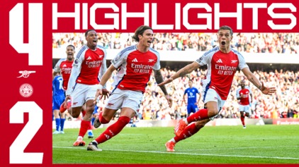 Highlights | Arsenal 4-2 Leicester City | bitesize