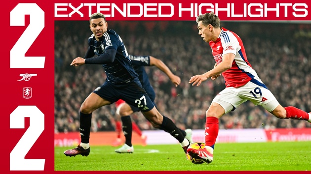 Highlights | Arsenal 2-2 Aston Villa