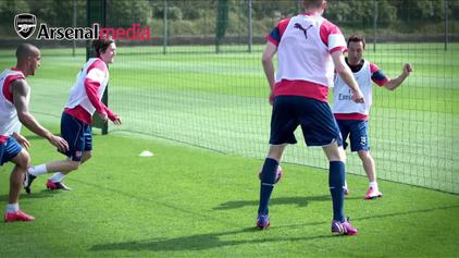 First-team training