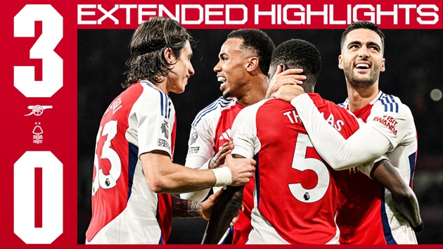 Highlights | Arsenal 3-0 Nottingham Forest