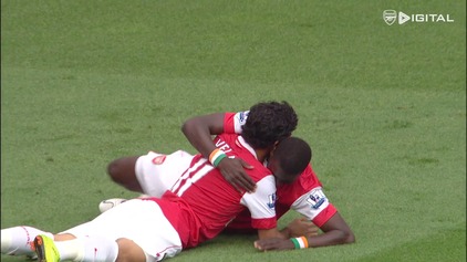 Carlos Vela scores a Wengerball team goal! | Arsenal 4-1 Bolton | 11 September 2010