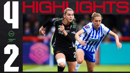 Highlights: Brighton 4-2 Arsenal Women