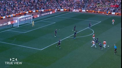 The referee's view of the Pepe penalty shout