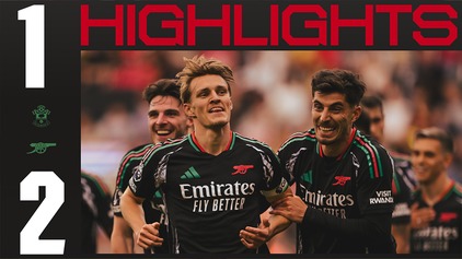 Highlights | Southampton 1-2 Arsenal | bitesize
