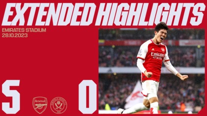 Highlights | Arsenal 5-0 Sheffield United