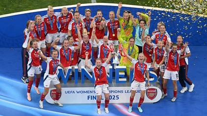 Watch us lift the UEFA Women's Champions League trophy!