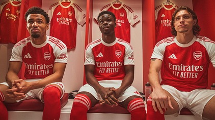 The new Arsenal 2025/26 home shirt
