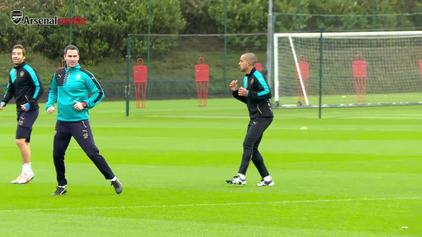 Training pre-Olympiacos