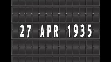 A Day In Time: Apr 27, 1935