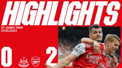 Highlights | Newcastle United 0-2 Arsenal