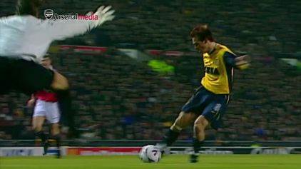 Arsenal's best... goals against Man Utd