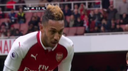 Watch Auba's penalty against Stoke