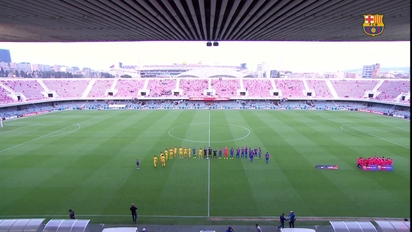 Fc Barcelona B 4 0 Ue Llagostera Goals Flow At The Miniestadi