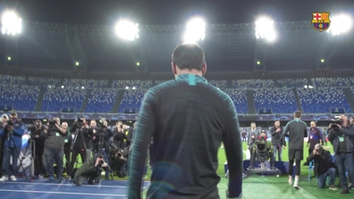 Inside Champions Napoli V Barca