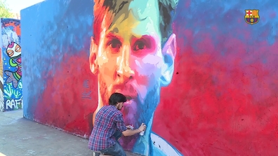Download Gambar gambar grafiti fc barcelona Keren