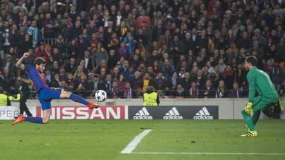 Best Goal Ever 45 Sergi Roberto Vs Paris Saint Germain