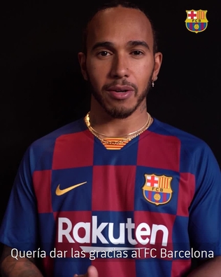 El Clasico F1 World Champion Lewis Hamilton Backs Barca To Win Against Real Madrid