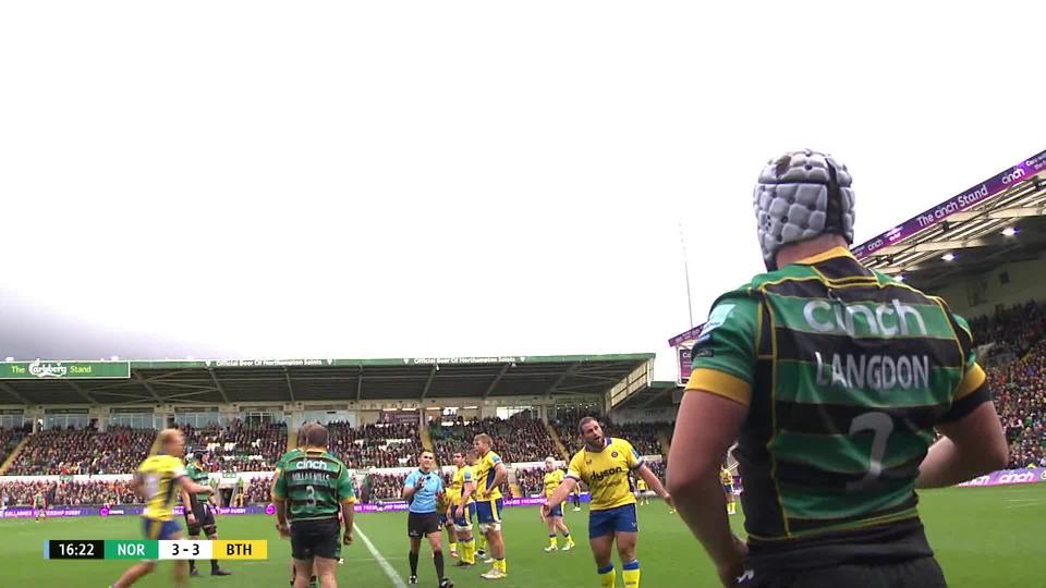 Highlights Northampton Saints v Bath Rugby Round 4 Premiership Rugby
