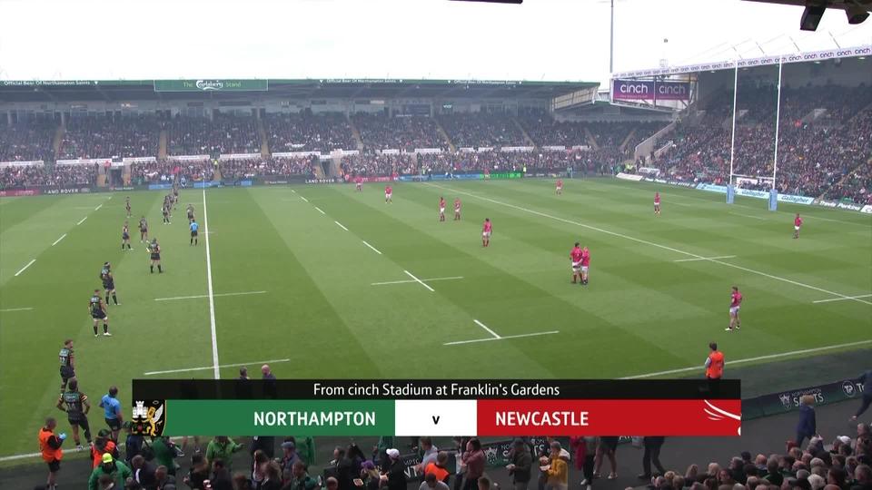 Highlights Northampton Saints v Newcastle Falcons Round 26