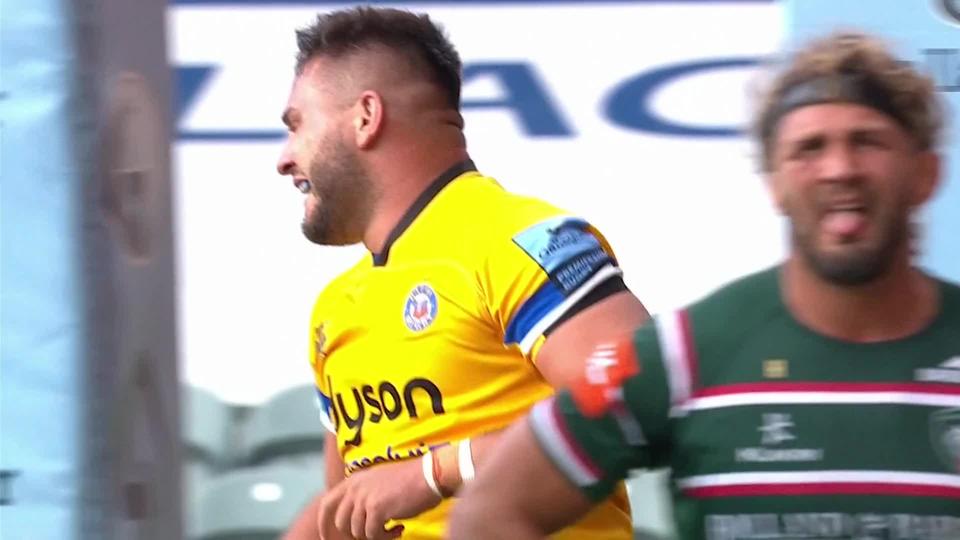 PREM Rugby | Lewis Boyce touches down for Bath’s bonus point at Welford ...