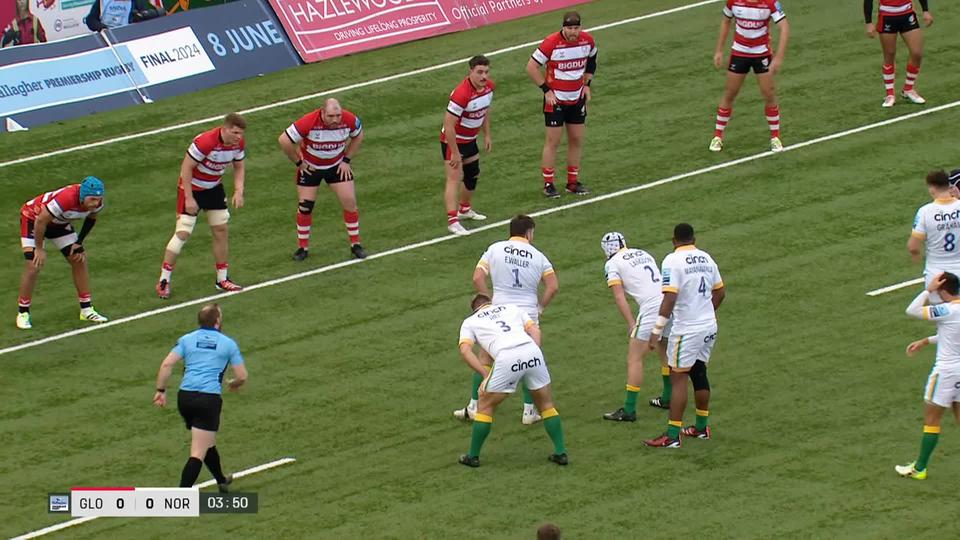 Highlights Gloucester Rugby v Northampton Saints Round 9