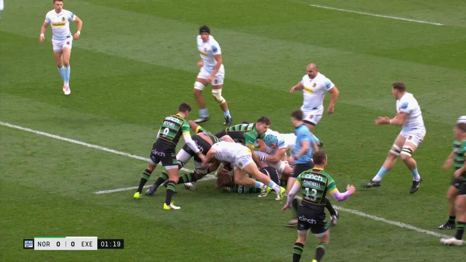 Premiership Rugby Highlights Northampton Saints v Exeter Chiefs Round 5
