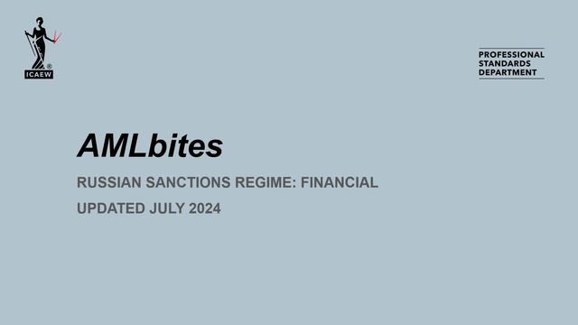 AMLBites - Financial sanctions
