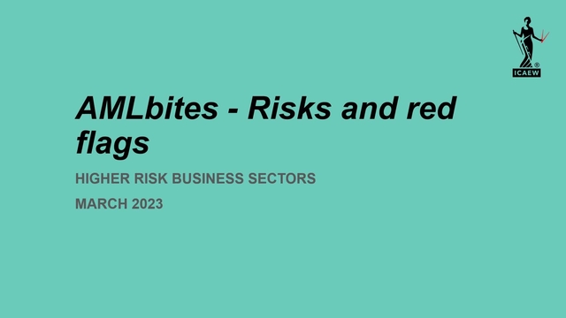 AMLbites: Risks and red flags - High risk business sectors