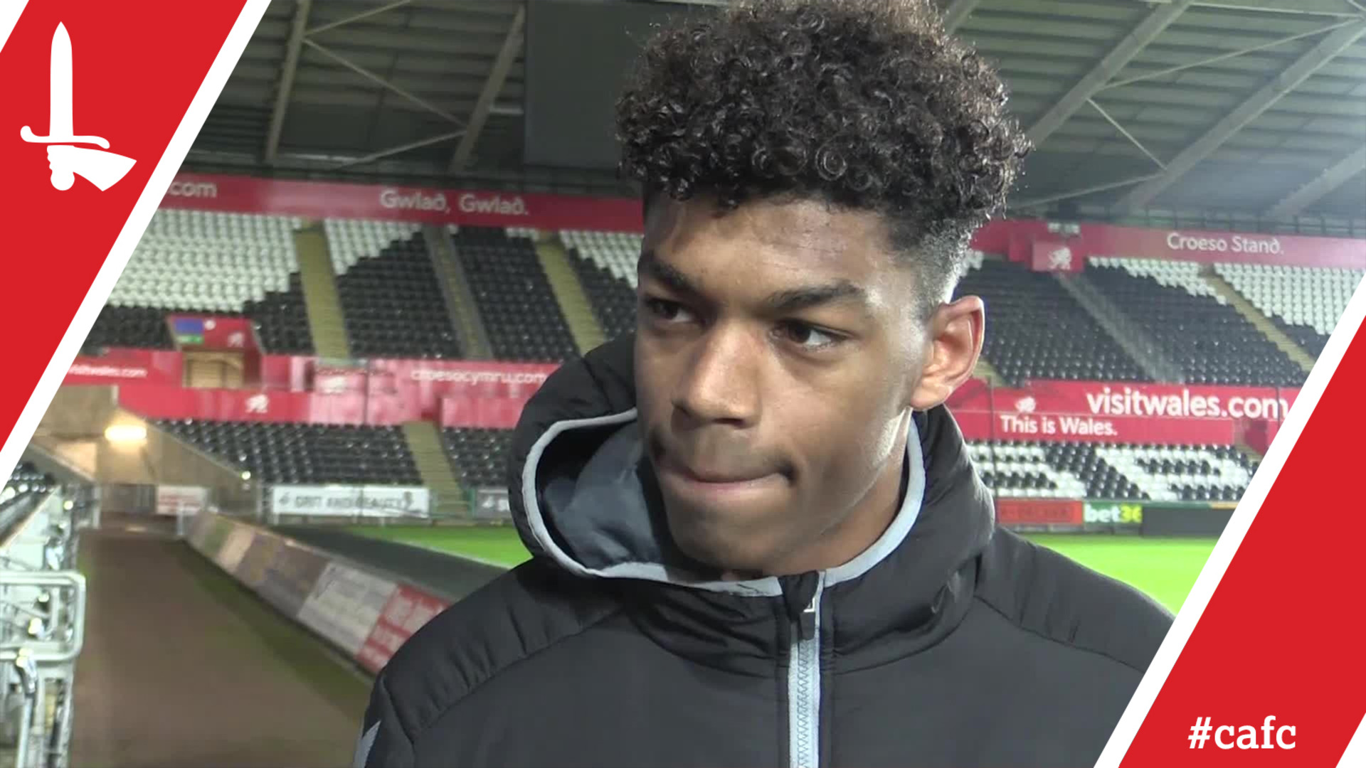 Reeco Hackett-Fairchild on his two-goal performance at Swansea City