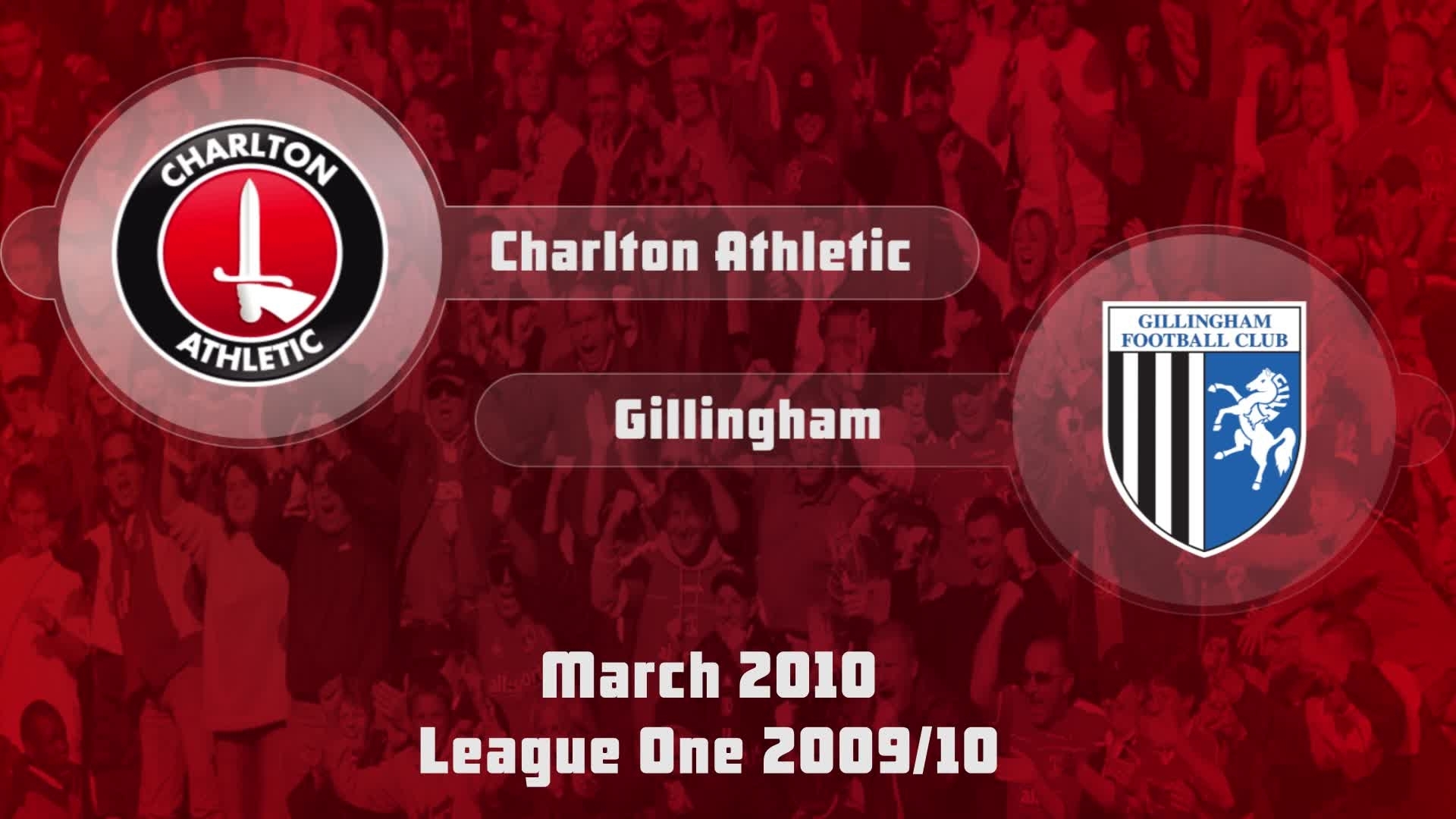 41 HIGHLIGHTS | Charlton 2 Gillingham 2 (March 2010)