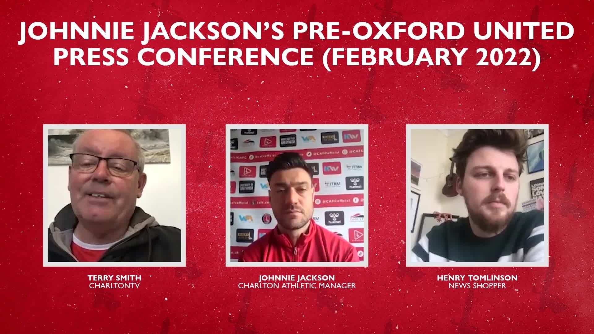 Johnnie Jackson's pre-Oxford press conference (February 2022)