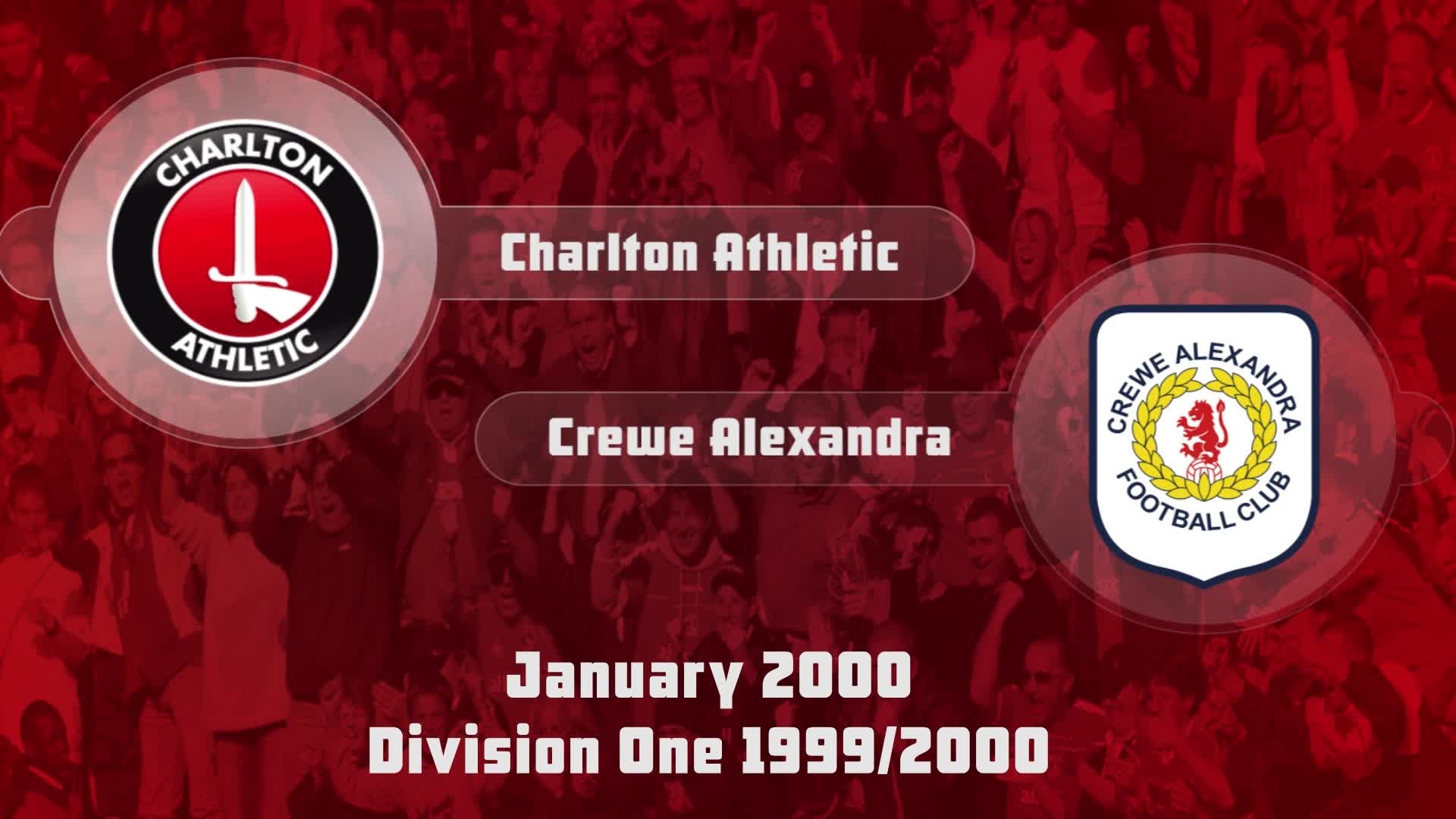 31 HIGHLIGHTS | Charlton 1 Crewe 0 (Jan 2000)