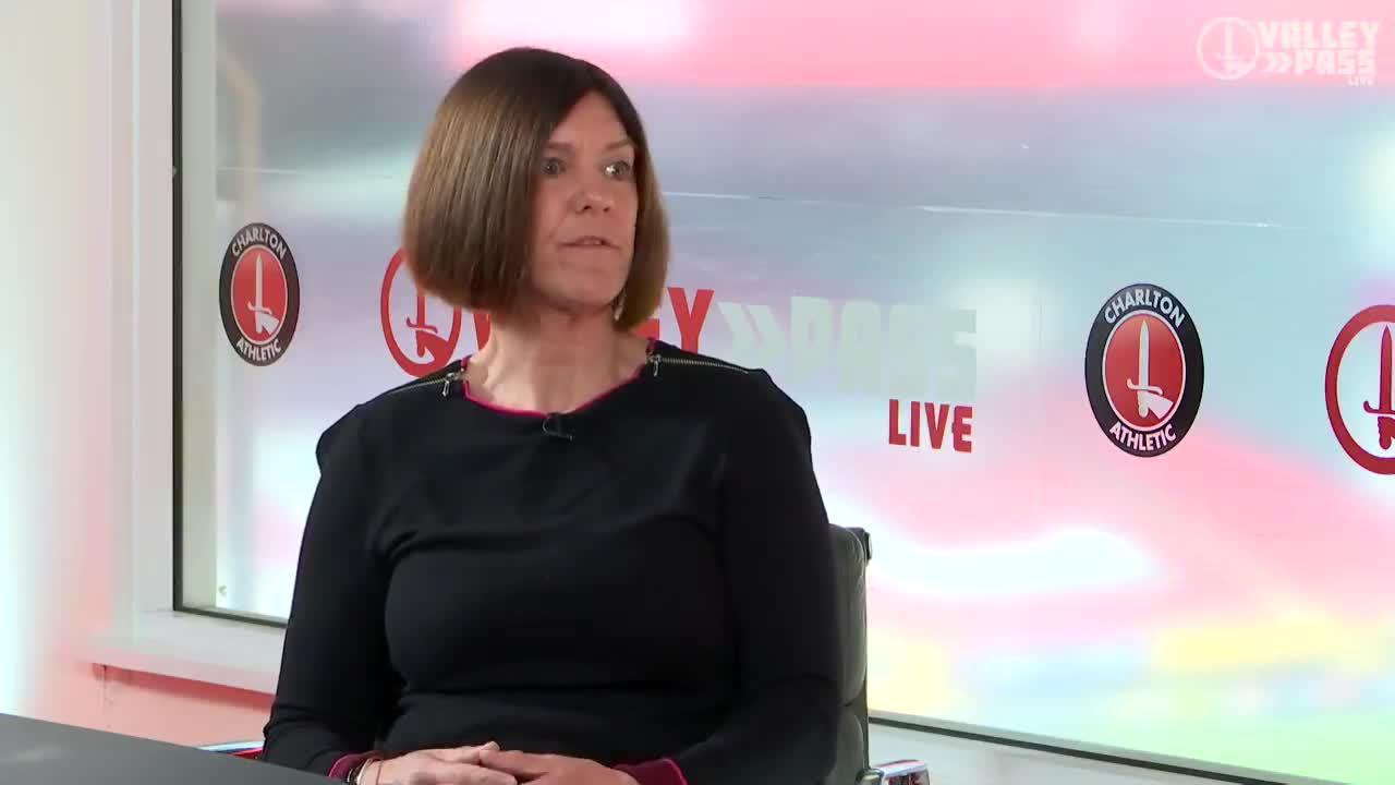 Karen Hills' first interview as Head Coach of Charlton Women (March 2021)
