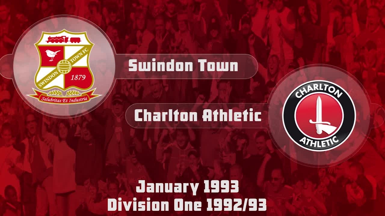 32 HIGHLIGHTS | Swindon 2 Charlton 2  (Jan 1993)